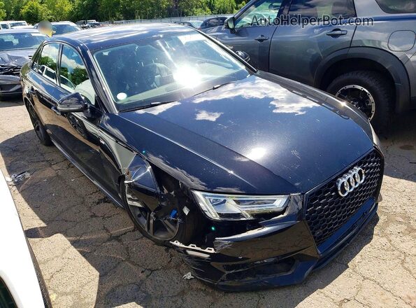 WAUENAF4XJN016473 2018 AUDI A4 Black Front right