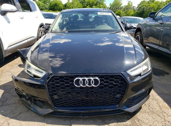WAUENAF4XJN016473 2018 AUDI A4 Black Front view