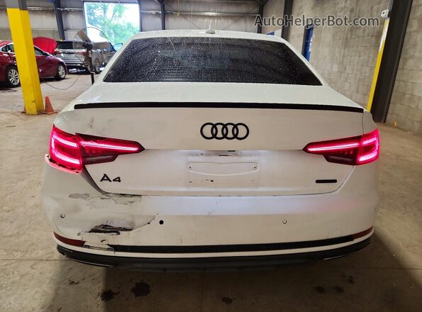 WAUENAF4XKA029247 2019 AUDI A4 White Հետևի տեսք