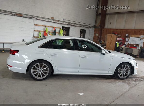 WAUENAF4XKA049191 2019 AUDI A4 White Вид задньої частини салону