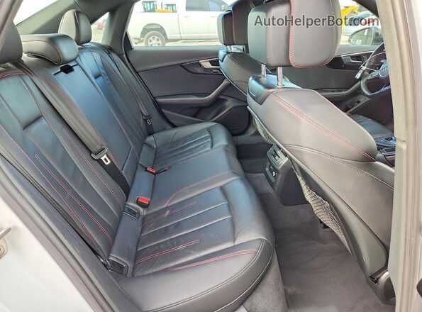 WAUENAF4XKA065116 2019 AUDI A4 White Widok tylnych siedzeń