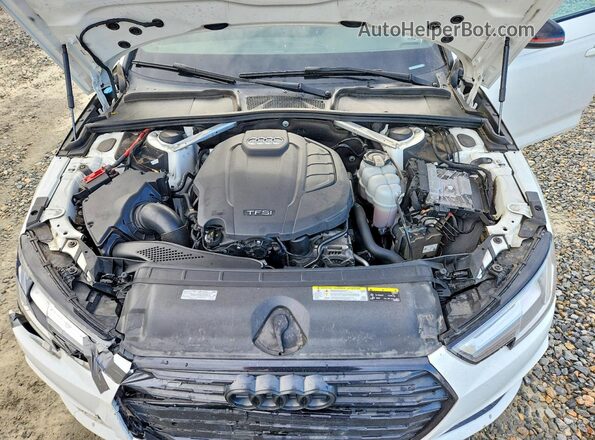 WAUENAF4XKA065116 2019 AUDI A4 White Widok wnętrza z tyłu