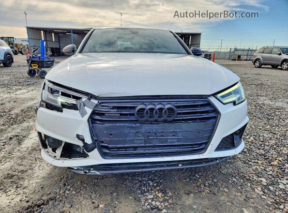 WAUENAF4XKA065116 2019 AUDI A4 White Widok z przodu