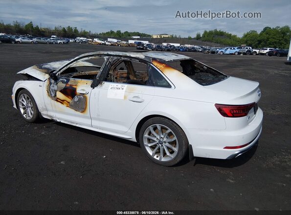 WAUENAF4XKA113892 2019 AUDI A4 White Հետևի ձախ
