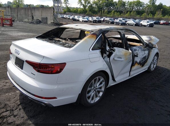 WAUENAF4XKA113892 2019 AUDI A4 White Հետևի աջ