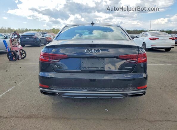 WAUENAF4XKN005362 2019 AUDI A4 Black Вид ззаду