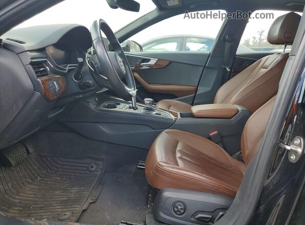 WAUENAF4XKN005362 2019 AUDI A4 Black Вид салону спереду