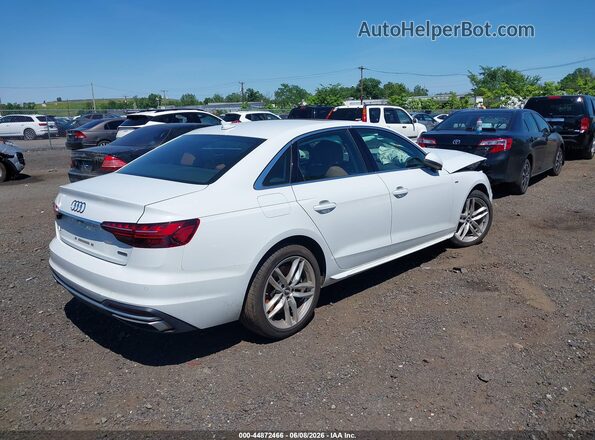 WAUENAF4XLN007744 2020 AUDI A4 White Trasero derecho