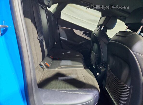 WAUENAF4XLN009395 2020 AUDI A4 Blue Հետևի նստատեղերի տեսք