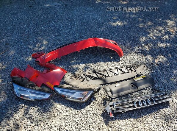 WAUENBF40HN013131 2017 AUDI A4 Red Շարժիչի բաժամունքի տեսք