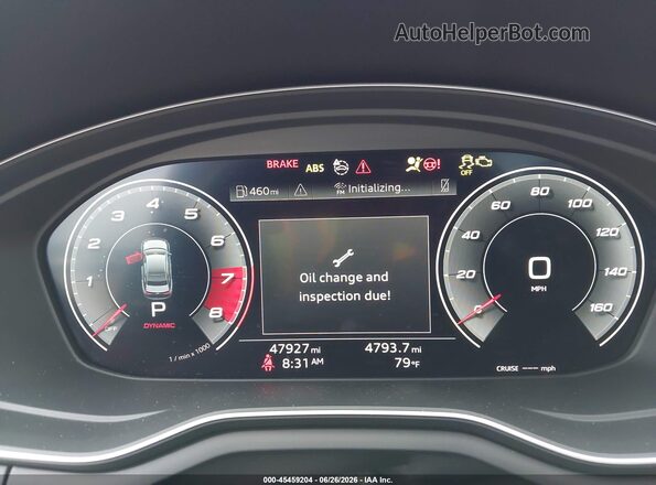WAUENBF49LA050856 2020 AUDI A4 Light Blue Vista de los asientos traseros