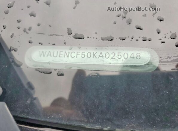 WAUENCF50KA025048 2019 AUDI A5 Black Engine compartment view