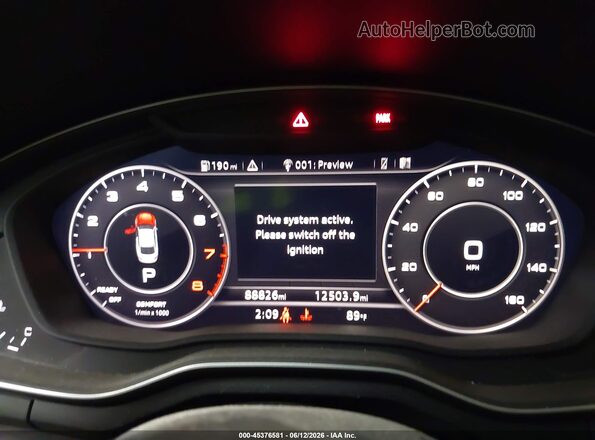 WAUENCF52JA084939 2018 AUDI A5 Dark Blue Հետևի նստատեղերի տեսք