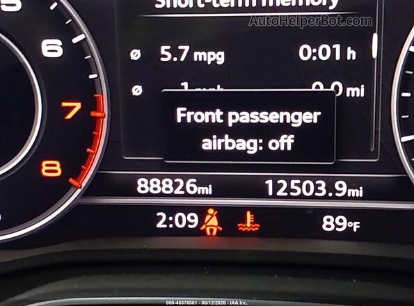 WAUENCF52JA084939 2018 AUDI A5 Dark Blue 