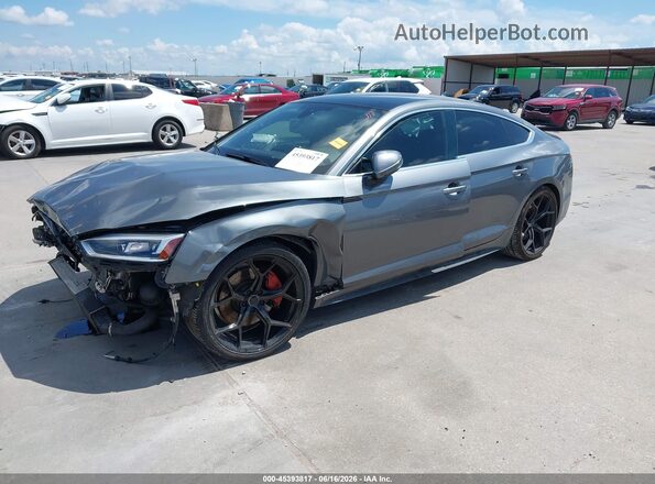 WAUENCF53JA033501 2018 AUDI A5 Silver Przód lewy