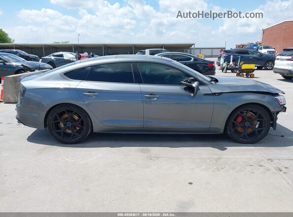 WAUENCF53JA033501 2018 AUDI A5 Silver Widok wnętrza z tyłu