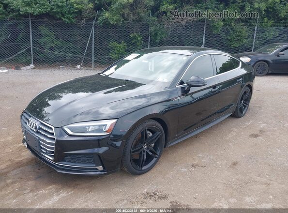WAUENCF54JA034849 2018 AUDI A5 Black Przód lewy
