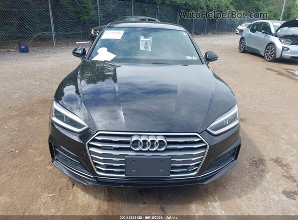 WAUENCF54JA034849 2018 AUDI A5 Black Widok z przodu