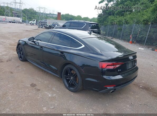WAUENCF54JA034849 2018 AUDI A5 Black Tył lewy