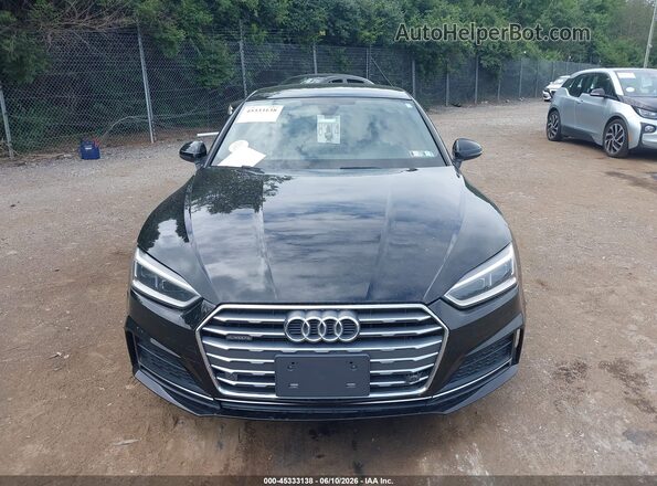 WAUENCF54JA034849 2018 AUDI A5 Black Widok zestawu wskaźników