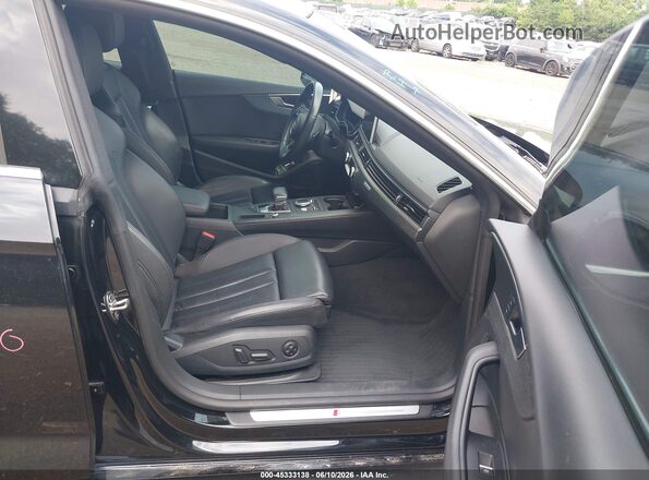 WAUENCF54JA034849 2018 AUDI A5 Black Widok wnętrza z przodu