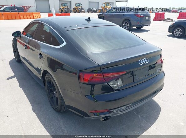 WAUENCF55JA084384 2018 AUDI A5 Черный Задняя левая четверть
