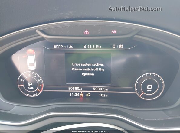 WAUENCF55JA084384 2018 AUDI A5 Черный Вид задних сидений