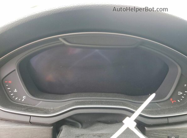 WAUENCF56JA090338 2018 AUDI A5 Gray Vista del cuadro de instrumentos