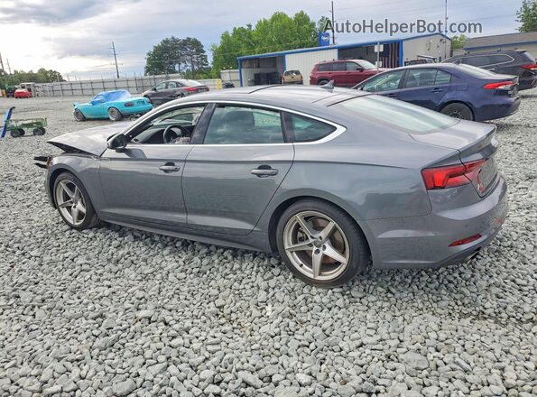 WAUENCF56JA090338 2018 AUDI A5 Gray Trasero izquierdo