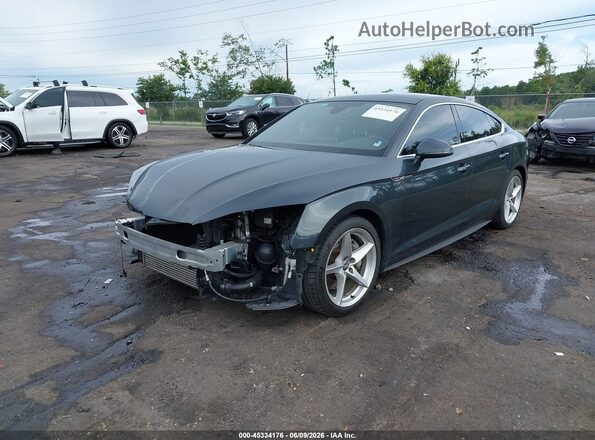 WAUENCF56KA092236 2019 AUDI A5 Gray Vista tres cuartos delantera izquierda
