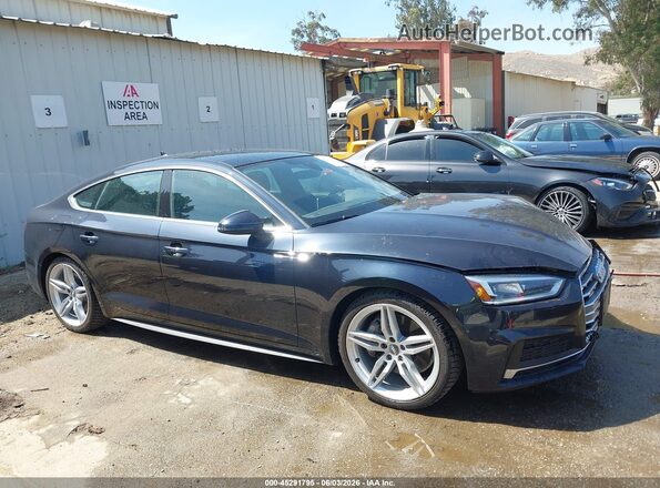 WAUENCF57JA099825 2018 AUDI A5 Dark Blue Rear interior view