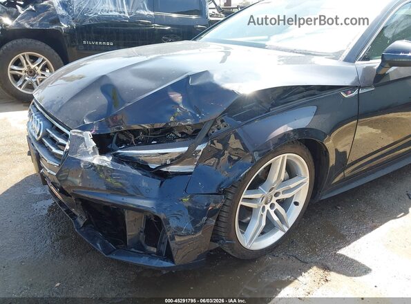 WAUENCF57JA099825 2018 AUDI A5 Dark Blue Front view