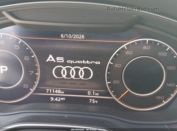 WAUENCF57JA111469 2018 AUDI A5 White 