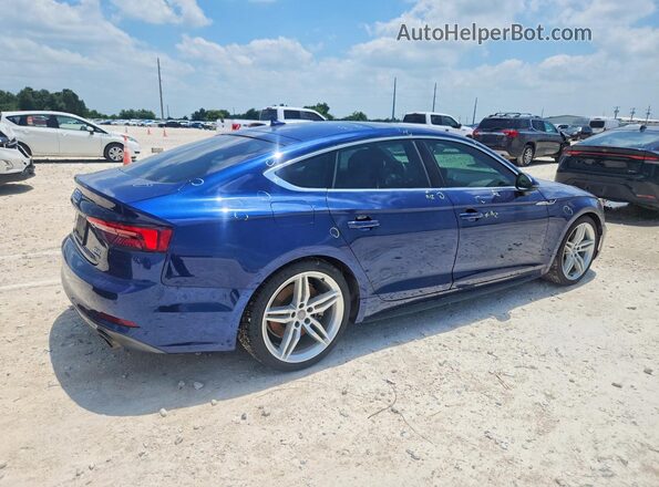 WAUENCF58JA117216 2018 AUDI A5 Blue Tył prawy