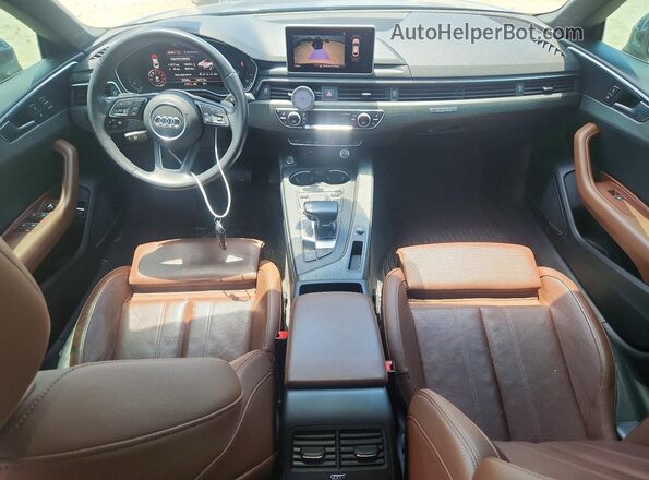 WAUENCF58JA117216 2018 AUDI A5 Blue Widok deski rozdzielczej