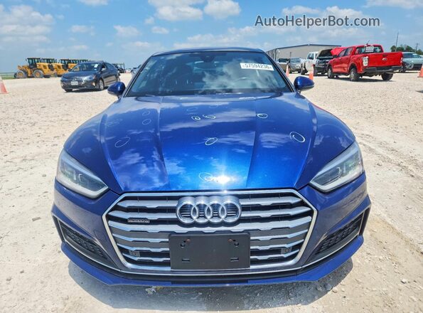 WAUENCF58JA117216 2018 AUDI A5 Blue Widok z przodu