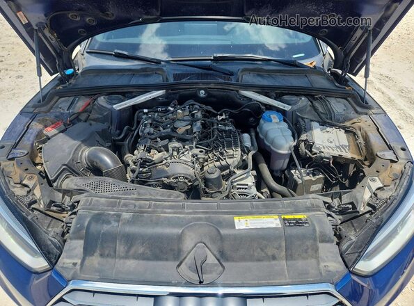 WAUENCF58JA117216 2018 AUDI A5 Blue Widok wnętrza z tyłu