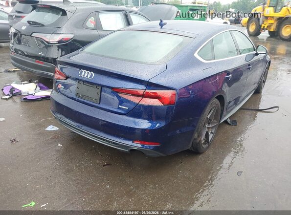 WAUENCF5XKA079182 2019 AUDI A5 Blue Tył prawy