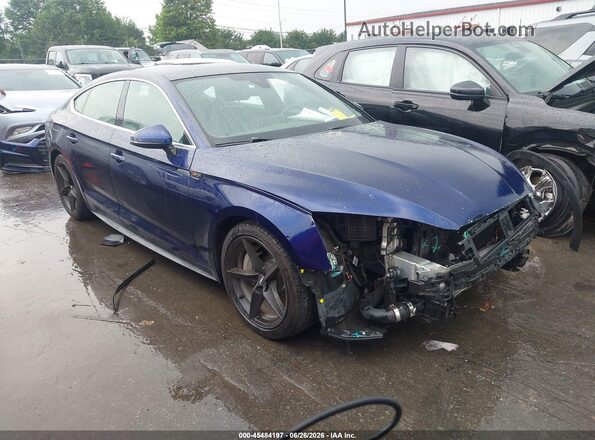 WAUENCF5XKA079182 2019 AUDI A5 Blue Widok wnętrza 360 stopni