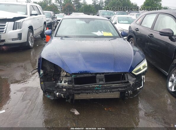 WAUENCF5XKA079182 2019 AUDI A5 Blue Widok wnętrza z tyłu