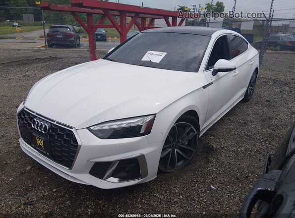 WAUFACF51PA043856 2023 AUDI OTHER White Առջևի ձախ երեք քառորդ տեսարան