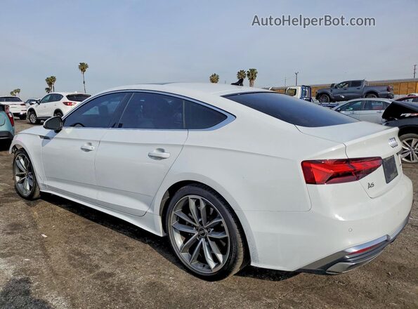 WAUFACF52NA017974 2022 AUDI A5 White Задня ліва чверть
