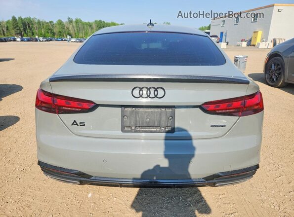 WAUFACF53MA039853 2021 AUDI A5 Silver Вид ззаду
