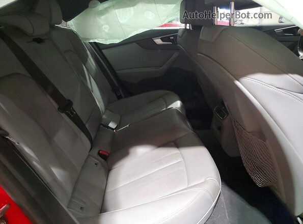 WAUFACF55MA012928 2021 AUDI A5 Red უკანა სავარძლების ხედი