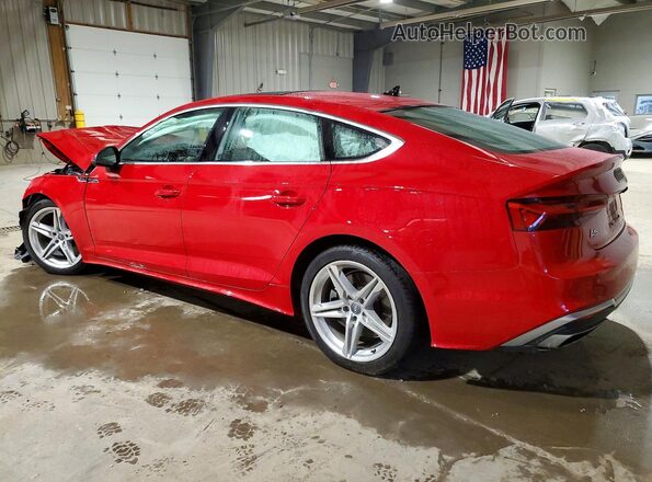 WAUFACF55MA012928 2021 AUDI A5 Red უკანა მარცხენა