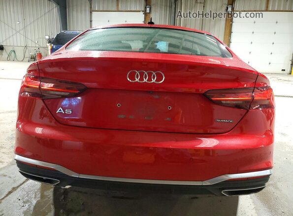 WAUFACF55MA012928 2021 AUDI A5 Red უკანა ხედი