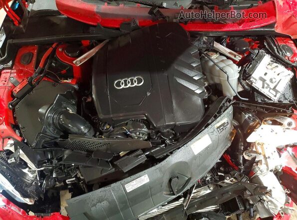WAUFACF55MA012928 2021 AUDI A5 Red უკანა სალონის ხედი