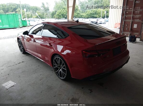 WAUFACF55SA013879 2025 AUDI OTHER Red უკანა მარცხენა