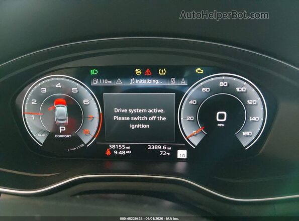 WAUFACF55SA013879 2025 AUDI OTHER Red უკანა სავარძლების ხედი