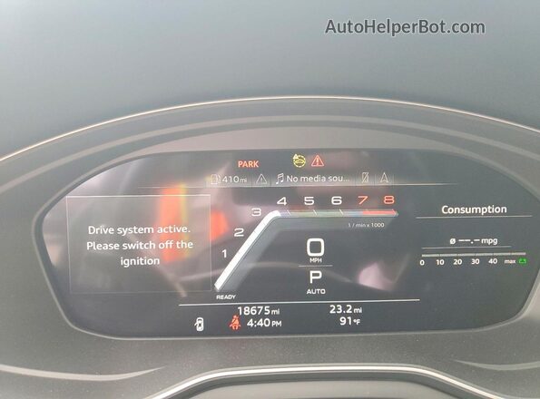 WAUFACF5XPA063216 2023 AUDI A5 Silver ხელსაწყოთა პანელის ხედი
